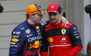 Leclerc saludó a Verstappen al final de la carrera | Reuters