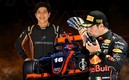Rafa Villagómez y Checo Pérez (Captura de Instagram Rafa Villagómez/AFP).