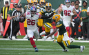 Saquon Barkley, corredor de Giants, fue la figura en el triunfo ante Packers. (Reuters)