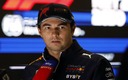 Checo Pérez en entrevista posterior al GP de Japón. (Reuters)