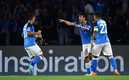 Napoli venció 4-2 al Ajax en la UEFA Champions League (AFP)