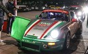 Uno de los automóviles participantes en la Carrera Panamericana 2022 (Captura de Twitter Carrera Panamericana).