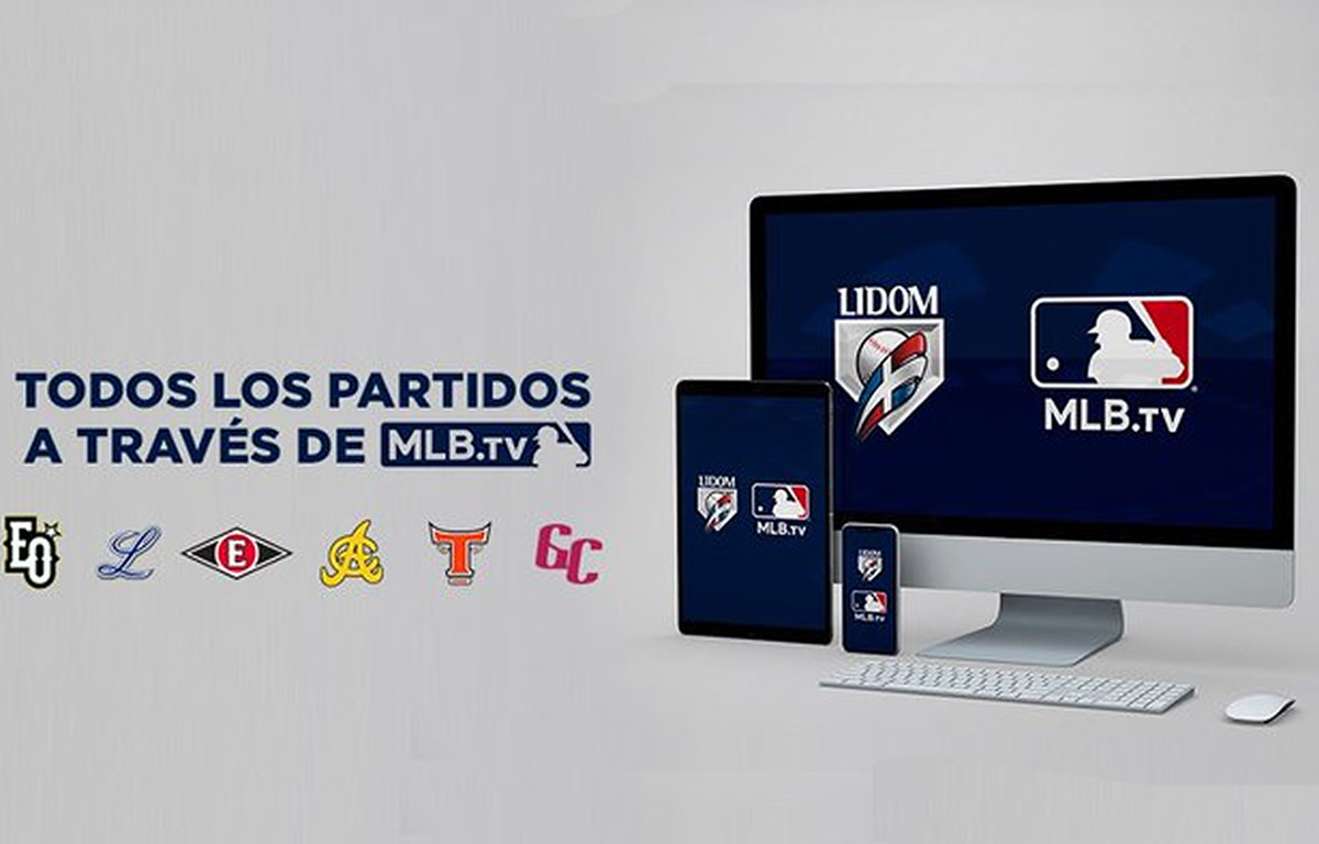 Juegos de LIDOM se transmitirán por MLB.tv
