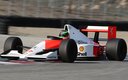 Pato O'Ward en el McLaren MP4-5B. (@PatricioOWard)
