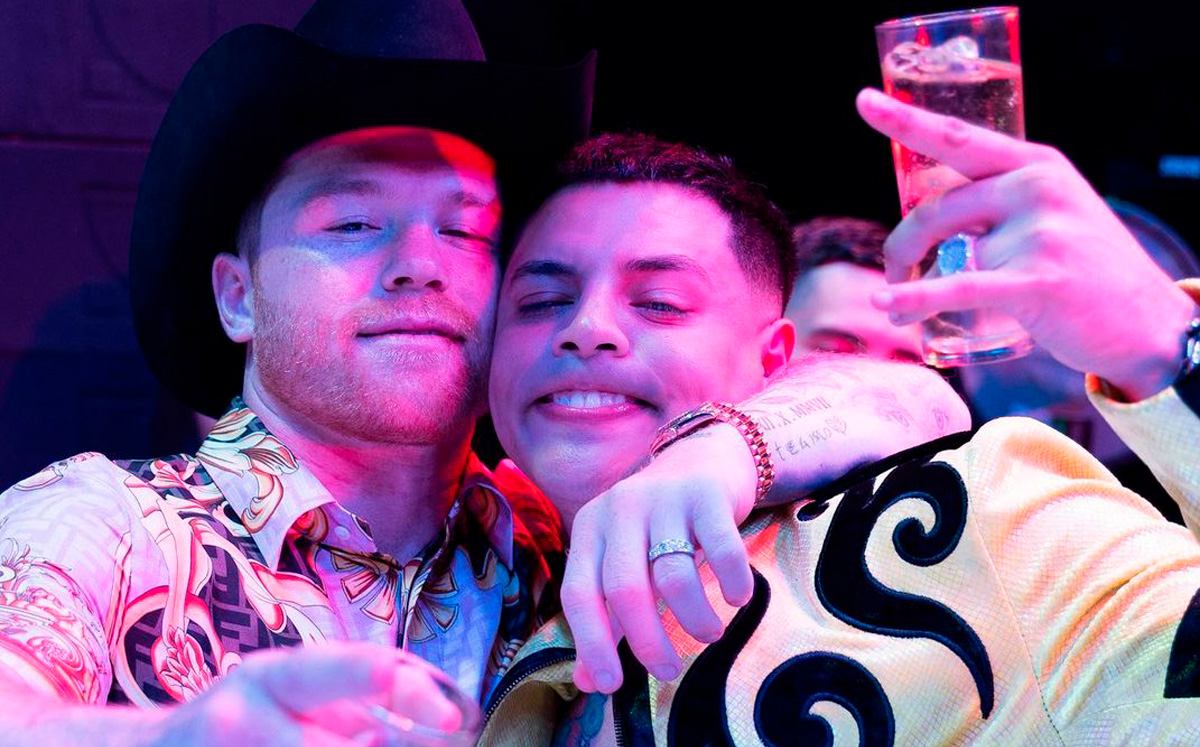 Canelo Álvarez y Eduin Caz tiene una gran amistad.