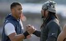 Russell Wilson y Marshawn Lynch | AFP
