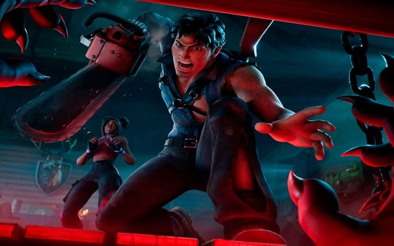 Ash Williams de Evil Dead llega a Fortnite / Twitter