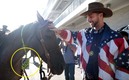 Daniel Ricciardo llegó a caballo al GP de Estados Unidos (AFP)