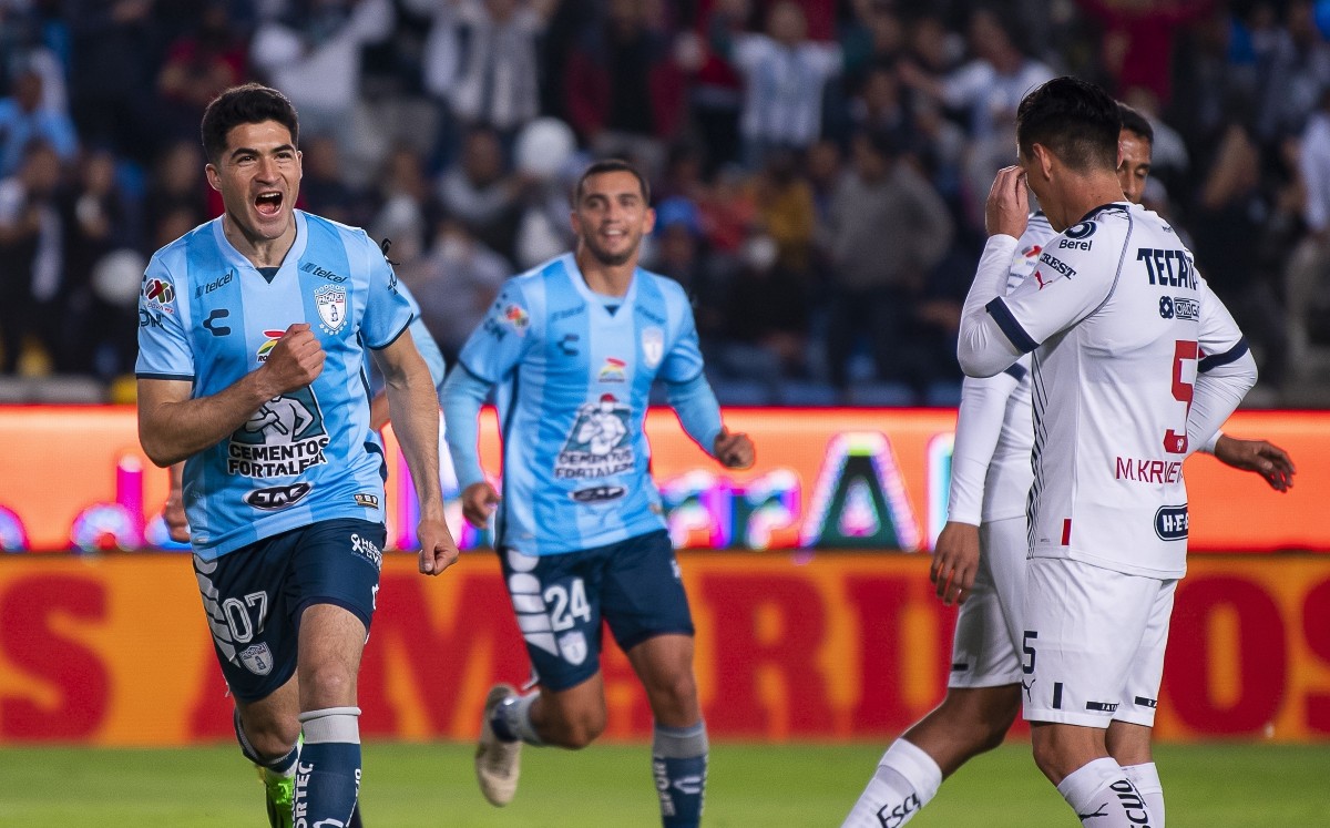 Así fue la lluvia de goles en el Pachuca vs Rayados en primer tiempo