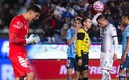 Óscar Ustari detuvo el penal cobrado por Funes Mori. (Foto: Mexsport)