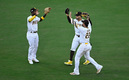 San Diego Padres vencieron a Phillies en el Juego 2 de la NLCS. (AFP)