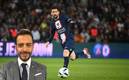Pablo Giralt se quebró mientras entrevistaba a Messi (AFP)