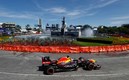 Checo Pérez recorrió La Minerva de Guadalajara en el Show Run 2022. (Mexsport)