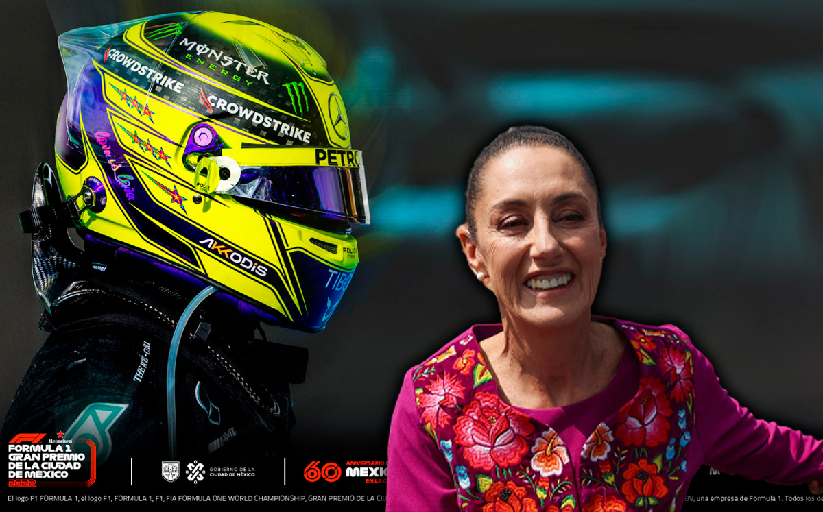 Claudia Sheinbaum suavizó su discurso sobre el Gran Premio de México como "evento fifí". (Imagenes @mexicogp / @claudia_shein)