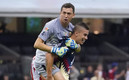 Marchesín y Uribe durante su paso por América. (FOTO: Imago7)