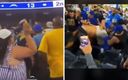 El antes y el después de la pelea campal. (Capturas)