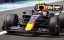 Checo Pérez durante la P3 del GP de México. (Reuters)
