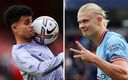 Diaz y Haaland reforzaron al Liverpool y al City. (Reuters)