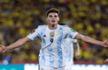 Julián Álvarez con Argentina (AP)