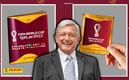 Una estampa de López Obrador apareció en una caja pirata de sobres del Mundial.