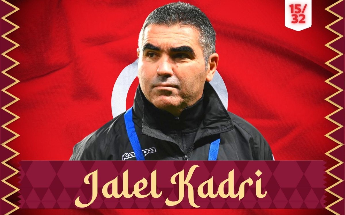 Jalel Kadri, el único DT árabe que estará en Qatar 2022