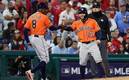 Astros tomaron ventaja en la Serie Mundial (AFP)