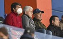 El cuerpo técnico del Tata haciendo visorías, (Dezotti es el segundo de izquierda a derecha). (Foto: Selección Mexicana)