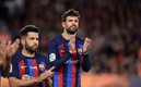 Jordi Alba y Gerard Piqué (AFP).