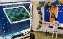 Así fue la celebración del pequeño aficionado auriazul. Fotos (Especial)