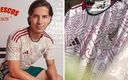 Lainez con el nuevo jersey del Tri. (Adidas y @miseleccionmx)