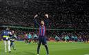Piqué tuvo una espectacular despedida en el Camp Nou (AFP)