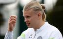 Haaland arrastra una lesión en el ligamento del tobillo (Reuters)