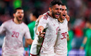 Alexis Vega celebra su gol contra Irak previo a Qatar 2022. (Mexsport)