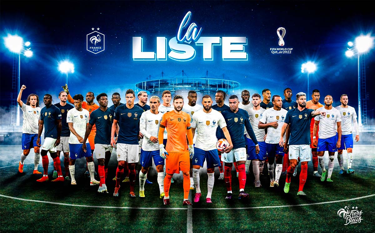 Francia es vigente campeón mundial tras el título en Rusia 2018. (@equipedefrance)