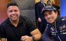 Ronaldo y Checo Pérez | @texugosertao