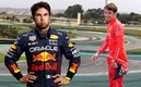 Checo acabó frustrado por culpa de Leclerc. Fotos: (especial/Imago7)