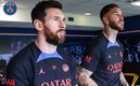 Messi y Ramos, en un entrenamiento del PSG. Foto: (@PSG_inside)