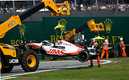 EL GP de Brasil inició con mucha adrenalina (AFP)