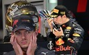 Max Verstappen y Checo Pérez (AFP).