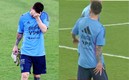Messi bromeó que se lesionaba en el entrenamiento de Argentina. Foto: (Reuters)