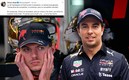 La prensa internacional criticó a Verstappen por "egoísta" con Checo Pérez. (AFP)