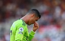 Cristiano Ronaldo en el Brentford vs Manchester United. (Reuters)