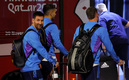 Argentina ya llegó a Qatar. (Foto: AFP)