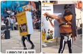 Joven se hace viral por disfrazarse de libro de texto | Captura de pantalla