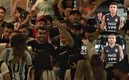 Cientos de aficionados despidieron a Correa y Almada. Foto: (Especial)