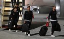 La escuadra mexicana llegando a Doha (AFP).