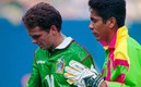 Luis García y Jorge Campos en el Mundial de 1994. (Mexsport)