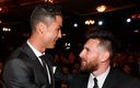Messi y Cristiano en una gala del Balón de Oro. (AFP)