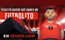Tecatito listo para el futbolito Tecate
