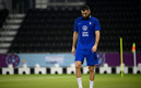 Benzema en el entrenamiento de Francia. (FOTO: AFP)